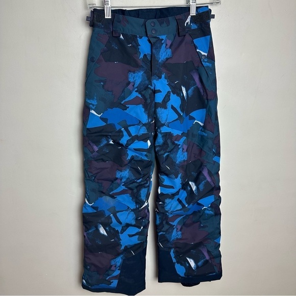 ❌SOLD❌Patagonia H2No Snow Pants Boy's Size 10/12 or Large Blue Adjustable Waist - Picture 11 of 11
